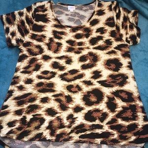 LuLaRoe animal print shirt